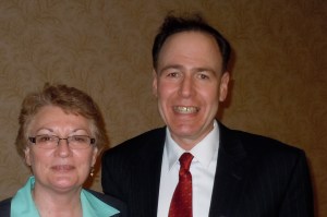 Neil & a friend at the Volunteer of the Year Award Dinner.
