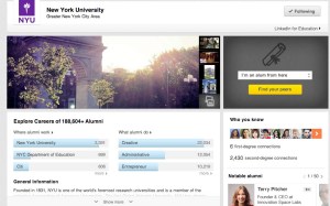 LinkedIn's University pages